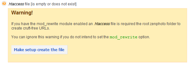 .htaccessワーニング